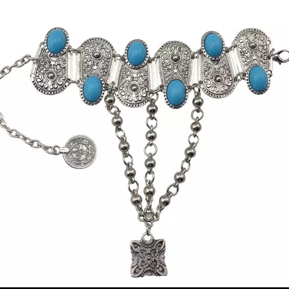 Silver Chain Finger Bracelet - Picture 4 of 6